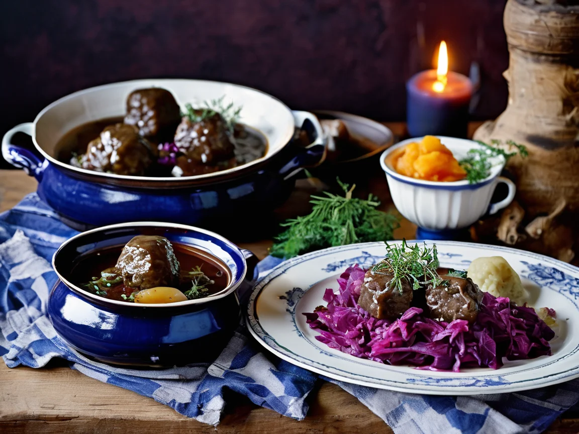 Sächsischer Sauerbraten - Puristische Tradition