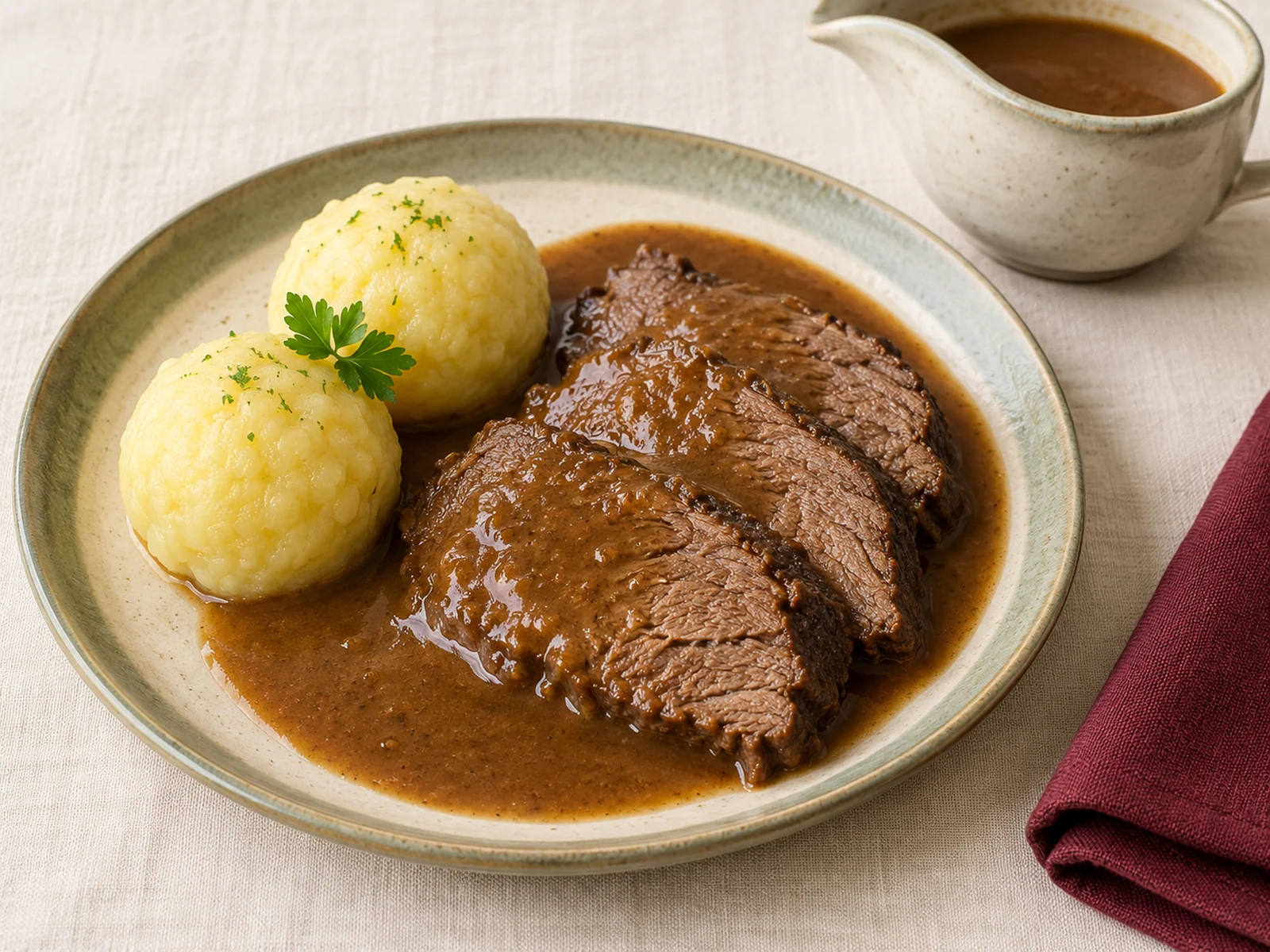 Illustration: Sächsischer Sauerbraten